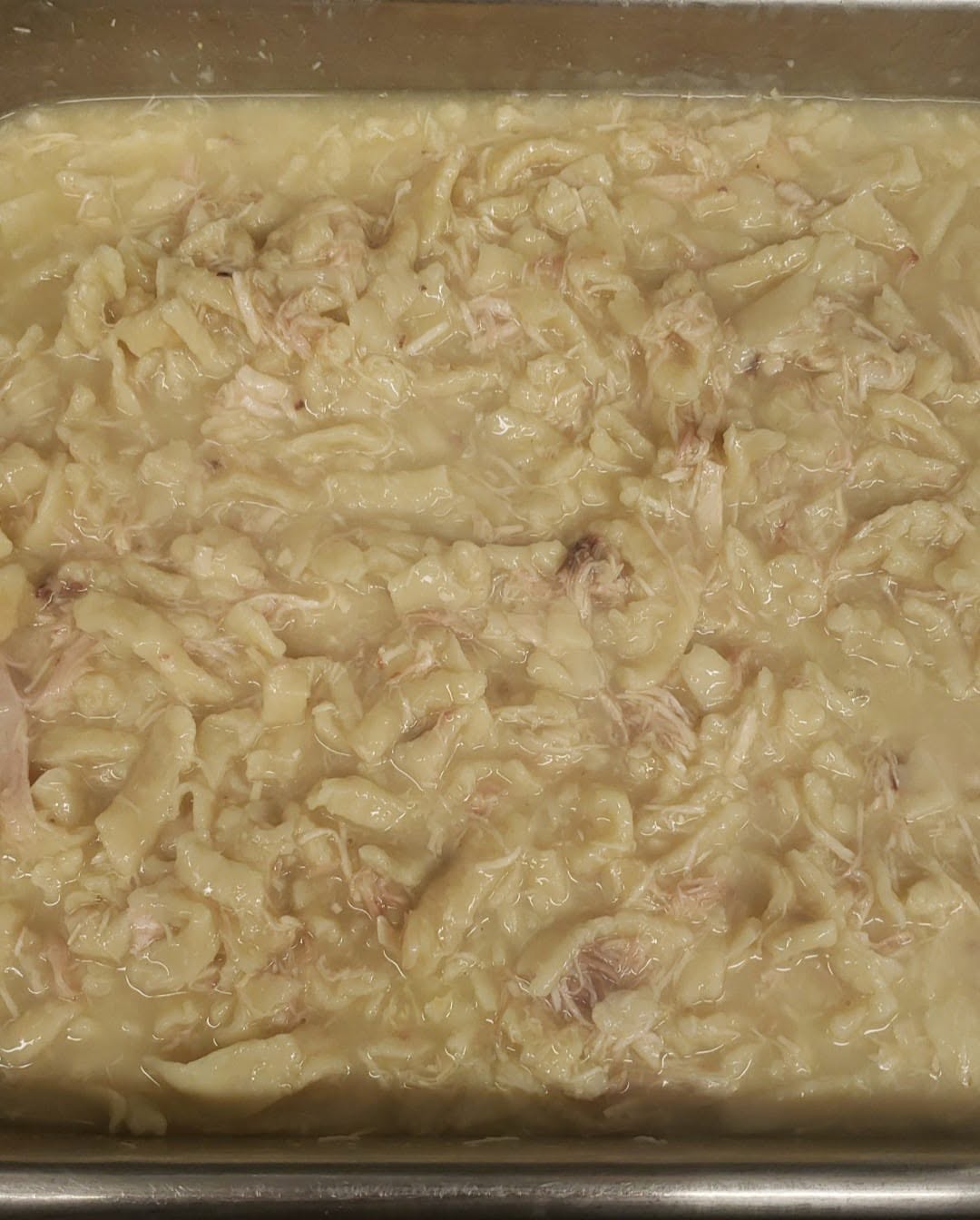 Bev's homemade chicken and noodles