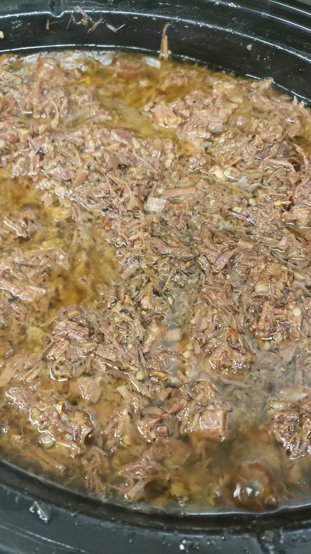 Slow-cooked Italian beef at Bev's Restaurant